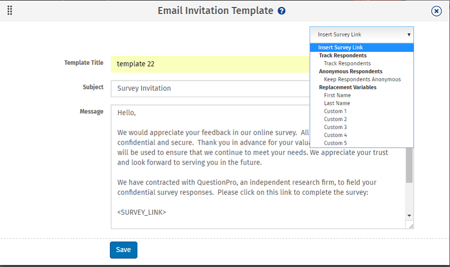 Email Survey Create an Email Survey QuestionPro Survey Tools